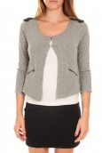 Vero Moda WILIANA 3/4 BLAZER Light Grey Mela/W Gris