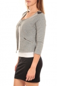 Vero Moda WILIANA 3/4 BLAZER Light Grey Mela/W Gris