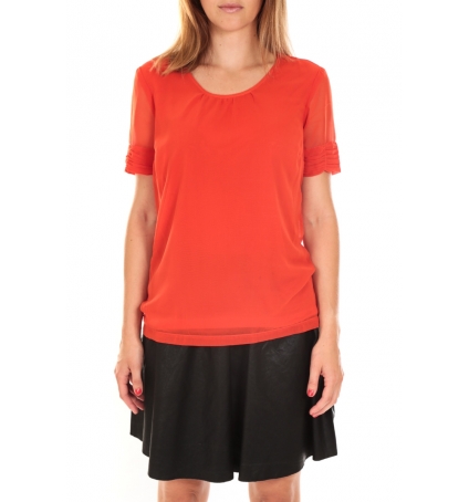 Vero Moda Top BLOMMA SS Poinciana Rouge