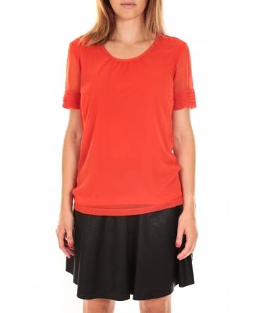 Vero Moda Top BLOMMA SS Poinciana Rouge