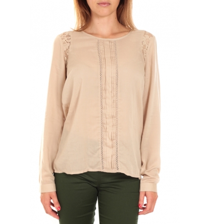 Vero Moda Top LYON LS Doeskin Beige