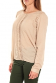 Vero Moda Top LYON LS Doeskin Beige