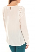 Vero Moda Top LYON LS Snow White