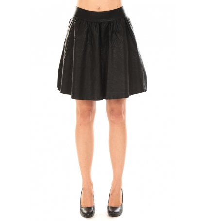 Vero Moda JANICE SHORT PU SKIRT Black