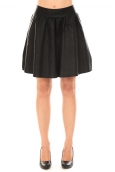 Vero Moda JANICE SHORT PU SKIRT Black