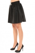 Vero Moda JANICE SHORT PU SKIRT Black