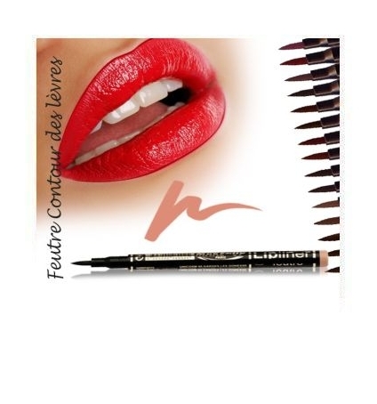 Fashion Make up Feutre contour des lèvres semi-permanent Chair Fashion Make up Feutre contour des lèvres semi-permanent Chair