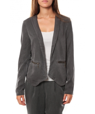 Vero Moda KANIO LS BLAZER Asphalt