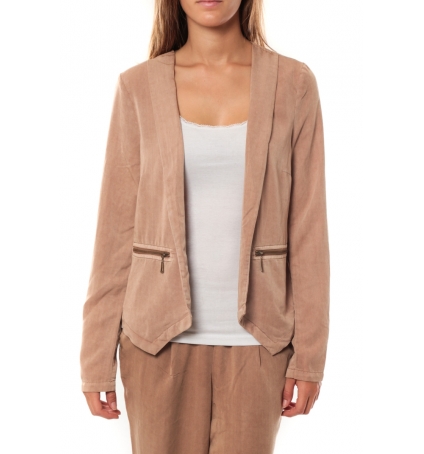 Vero Moda KANIO LS BLAZER Mahogany