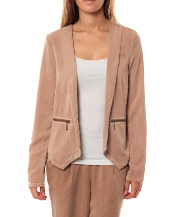 Vero Moda KANIO LS BLAZER Mahogany