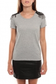 Vero Moda Barut SS Top Gris clair