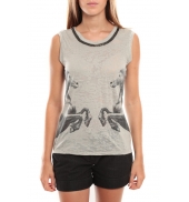 Vero Moda Lee SL Top 96913 Gris/Noir