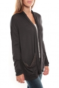 Vero Moda Arusha LS Cardigan Gris foncé