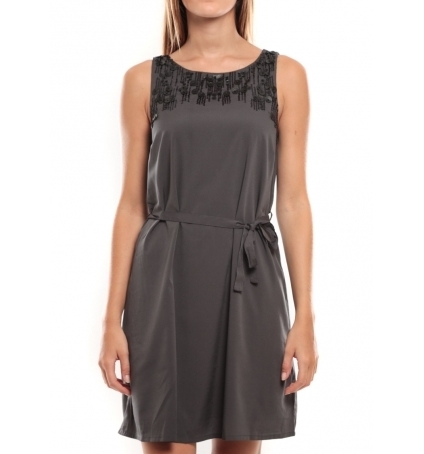 Vero Moda Virgo S/L Robe 97034 Anthracite