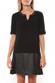 Vero Moda Selma 3/4 Short Dress Noir