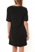 Vero Moda Selma 3/4 Short Dress Noir