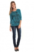 Vero Moda TESSA 3/4 Top 10098264 Vert