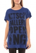 Vero Moda Gallery ss long Top Bleu/Noir