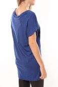 Vero Moda Gallery ss long Top Bleu/Noir