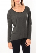 Vero Moda Kisha ls Top 10099844 Anthracite