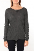 Vero Moda Point l/s Top it 10100690 Anthracite