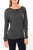 Vero Moda Point l/s Top it 10100690 Anthracite