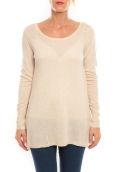 Vision de Rêve Robe pull rafaella 12005-1 Écru