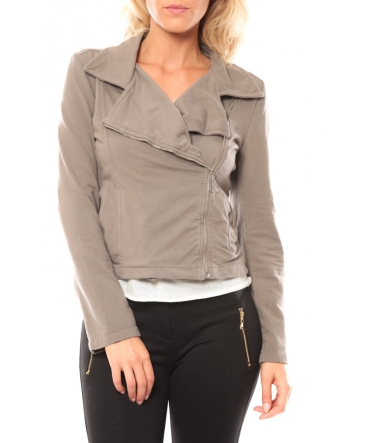 Sweet Company Veste Zip Atomika B Taupe