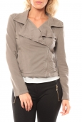 Sweet Company Veste Zip Atomika B Taupe