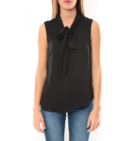 Vero Moda Heston S/L Bow Top 10099278 Noir