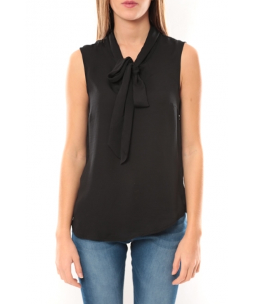 Vero Moda Heston S/L Bow Top 10099278 Noir