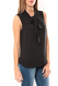 Vero Moda Heston S/L Bow Top 10099278 Noir