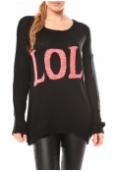 De Fil en Aiguille Pull Love Look 516 Noir