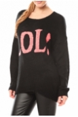 De Fil en Aiguille Pull Love Look 516 Noir