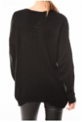 De Fil en Aiguille Pull Love Look 516 Noir