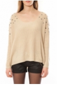 De Fil en Aiguille Pull Design Station T1827 Beige