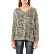 De Fil en Aiguille Pull Joy's A6591 Gris - 1 acheté = 1 offert