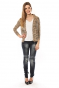 De Fil en Aiguille Gilet Joy's 1690 Beige