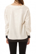 De Fil en Aiguille Pull Sophyline & Co 9015 Blanc