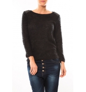 De Fil en Aiguille Pull 1422 Noir