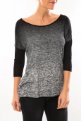 Vero Moda Graing 3/4 Long Top 10104538 Noir/Gris