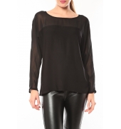 Vero Moda Melnes 7/8 Top 10106830 Noir