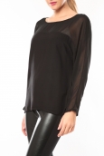 Vero Moda Melnes 7/8 Top 10106830 Noir