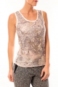 Vero Moda Map SL TOP 10105858 Blanc