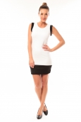 Vero Moda Signe S/L Mini Dress 10111107 Noir/Blanc