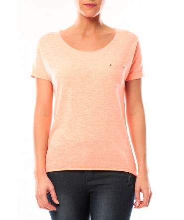 By La Vitrine Tee shirt S13090 Corail - 1 acheté = 1 offert