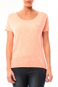 By La Vitrine Tee shirt S13090 Corail - 1 acheté = 1 offert