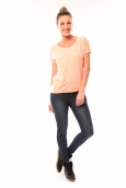 By La Vitrine Tee shirt S13090 Corail - 1 acheté = 1 offert