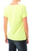 By La Vitrine Tee shirt S13090 Jaune - 1 acheté = 1 offert