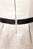 Vero Moda Nella S/L Short Dress 10107365 Blanc/Beige